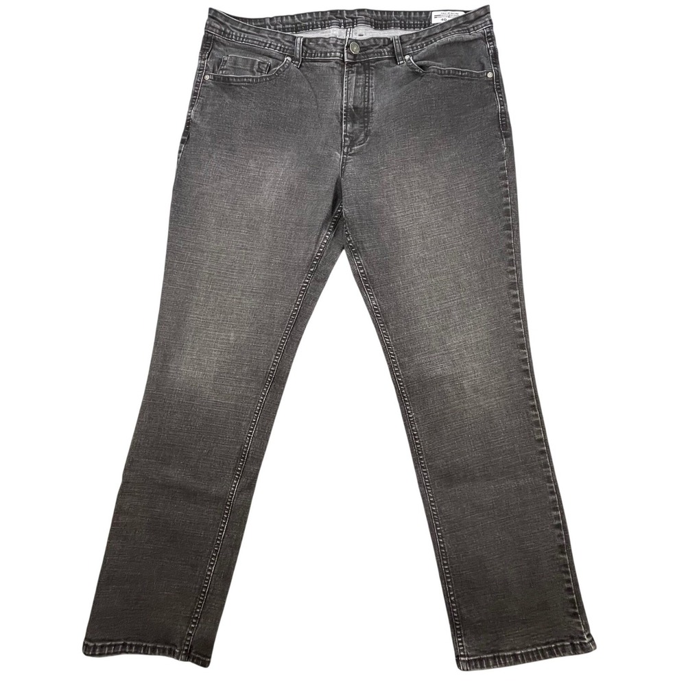 Buffalo Grey Jackson Straight Stretch Jeans Mens 40x32